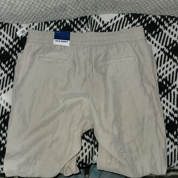 NWT Old Navy High Waisted Linen Jogger Pants - Picture 3 of 3